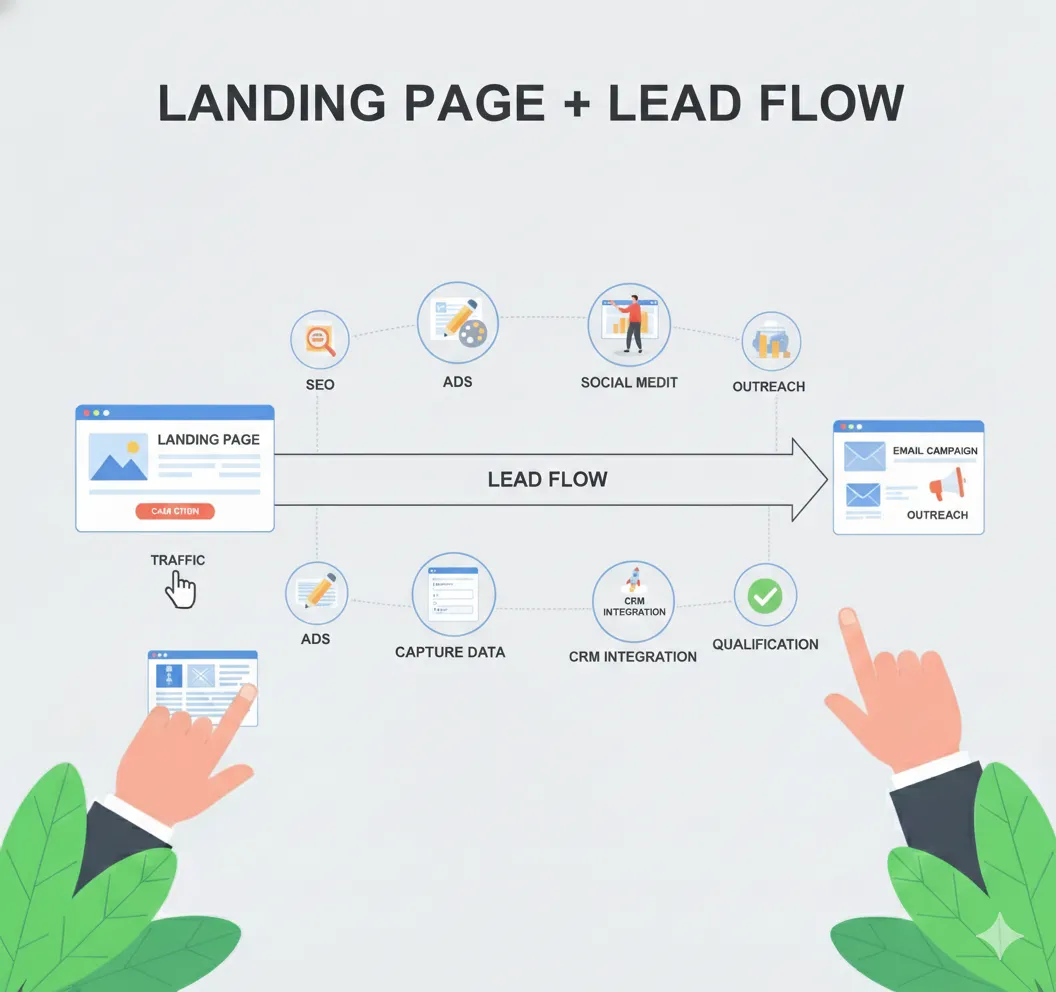 Landing Page & Leads